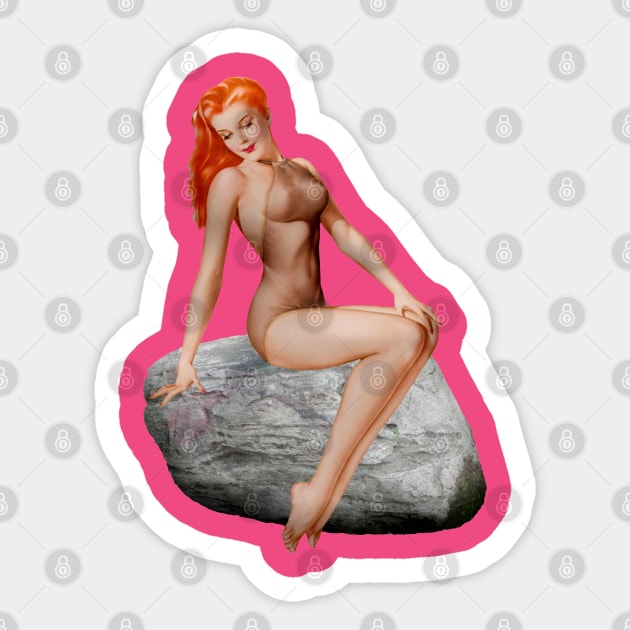 Retro beauty Sticker by CavaloBiianco